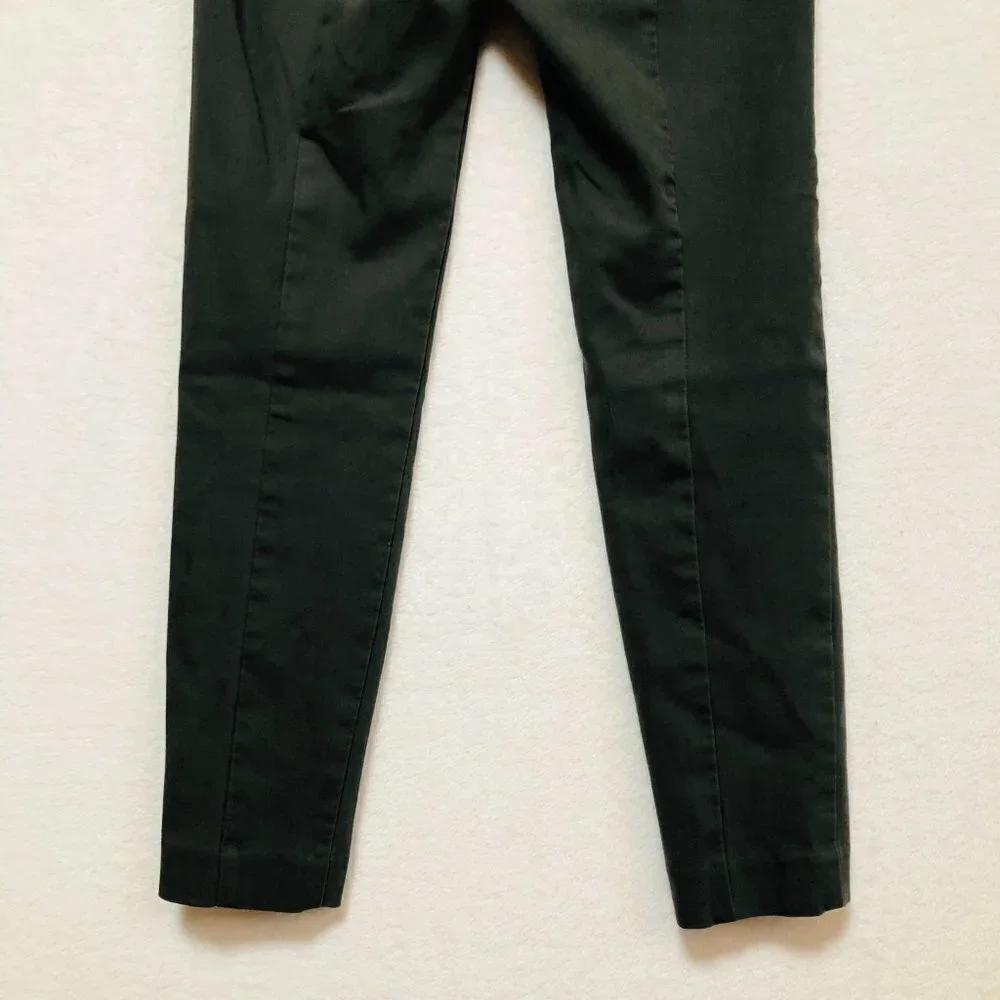 LOFT Petite Dark Olive Green Skinny Ankle Pants - Picture 10 of 12